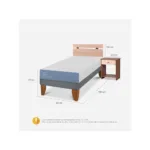 Cama Europea 1 Plaza Excellence + Set Olmo - Imagen 3