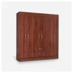 Clóset 6 Puertas 2 Cajones Cerezo