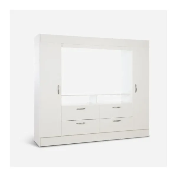 Clóset 2 Puertas 4 Cajones Baker Tv 55"