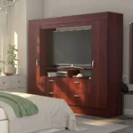 Clóset 2 Puertas 4 Cajones Baker TV 55" - Imagen 5