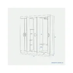 Clóset 6 Puertas Laredo Blanco - Imagen 8