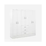 Clóset 6 Puertas 3 Cajones Maipo Blanco