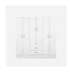 Clóset 6 Puertas 3 Cajones Maipo Blanco - Imagen 8