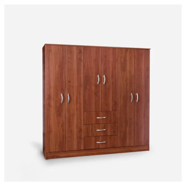 Clóset 6 Puertas 3 Cajones Maipo Cerezo