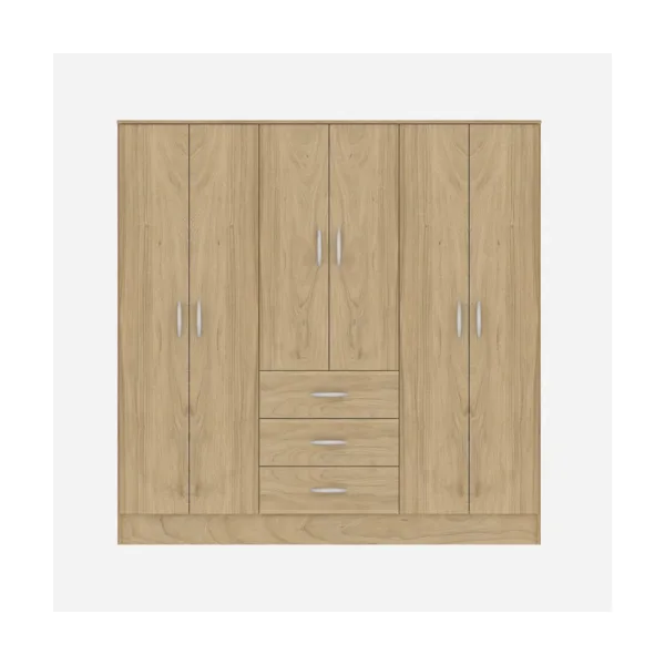 Clóset 6 Puertas 3 Cajones Maipo Olmo