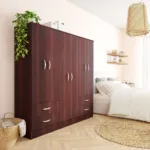 Clóset 6 Puertas 4 Cajones Maipo Chocolate - Imagen 5