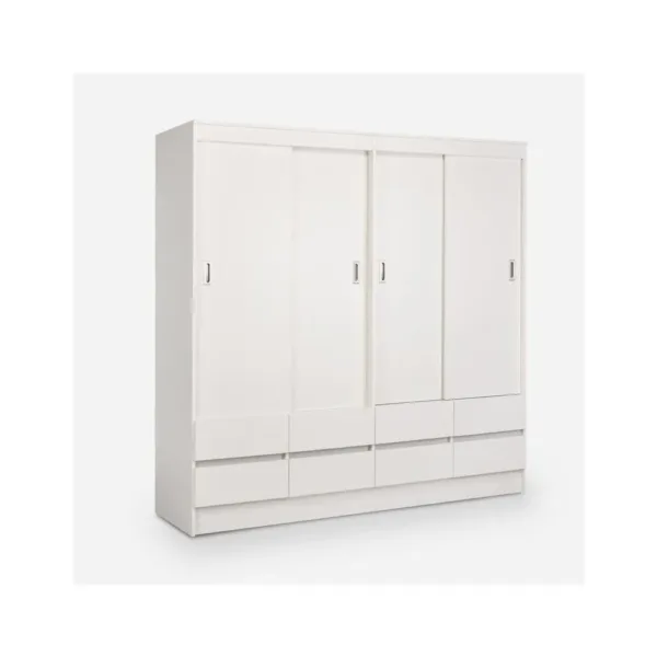 Clóset 4 Puertas Corredera 8 Cajones Maule