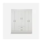 Clóset 6 Puertas 2 Cajones Trancura Blanco - Imagen 2