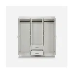 Clóset 6 Puertas 2 Cajones Trancura Blanco - Imagen 5