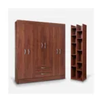 Clóset 6 Puertas 2 Cajones + Librero Sucre