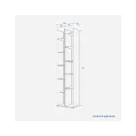 Clóset 6 Puertas 2 Cajones + Librero Sucre - Imagen 4