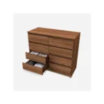 Cómoda 8 Cajones Austria Nogal Amazónico - Imagen 4