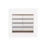 Cómoda 8 Cajones Austria Olmo Blanco - Imagen 3