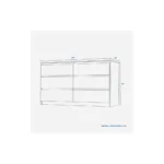 Cómoda 6 Cajones Nórdica Olmo Blanco - Imagen 4