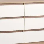 Cómoda 6 Cajones Nórdica Olmo Blanco - Imagen 5