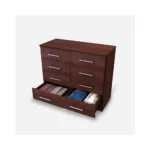 Cómoda 8 Cajones Polux Wengue - Imagen 2