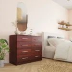 Cómoda 8 Cajones Polux Wengue - Imagen 6