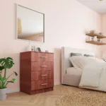 Cómoda Cajonera 4 Cajones Fénix Cerezo - Imagen 5