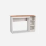 Escritorio 3 Repisas Olmo Blanco 123x80x53