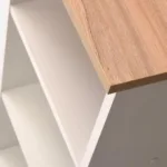 Escritorio 3 Repisas Olmo Blanco 123x80x53 - Imagen 3